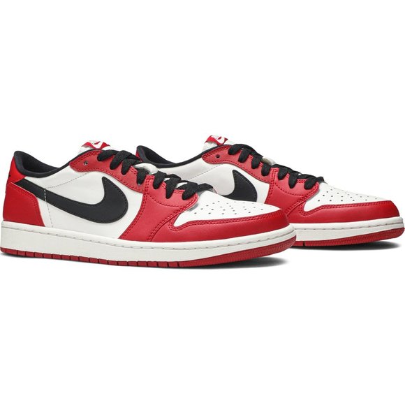 Jordan Other - Air Jordan 1 Retro Low OG (2016) 705329-600 Varsity Red/White/Black Mens SZ. 8.5